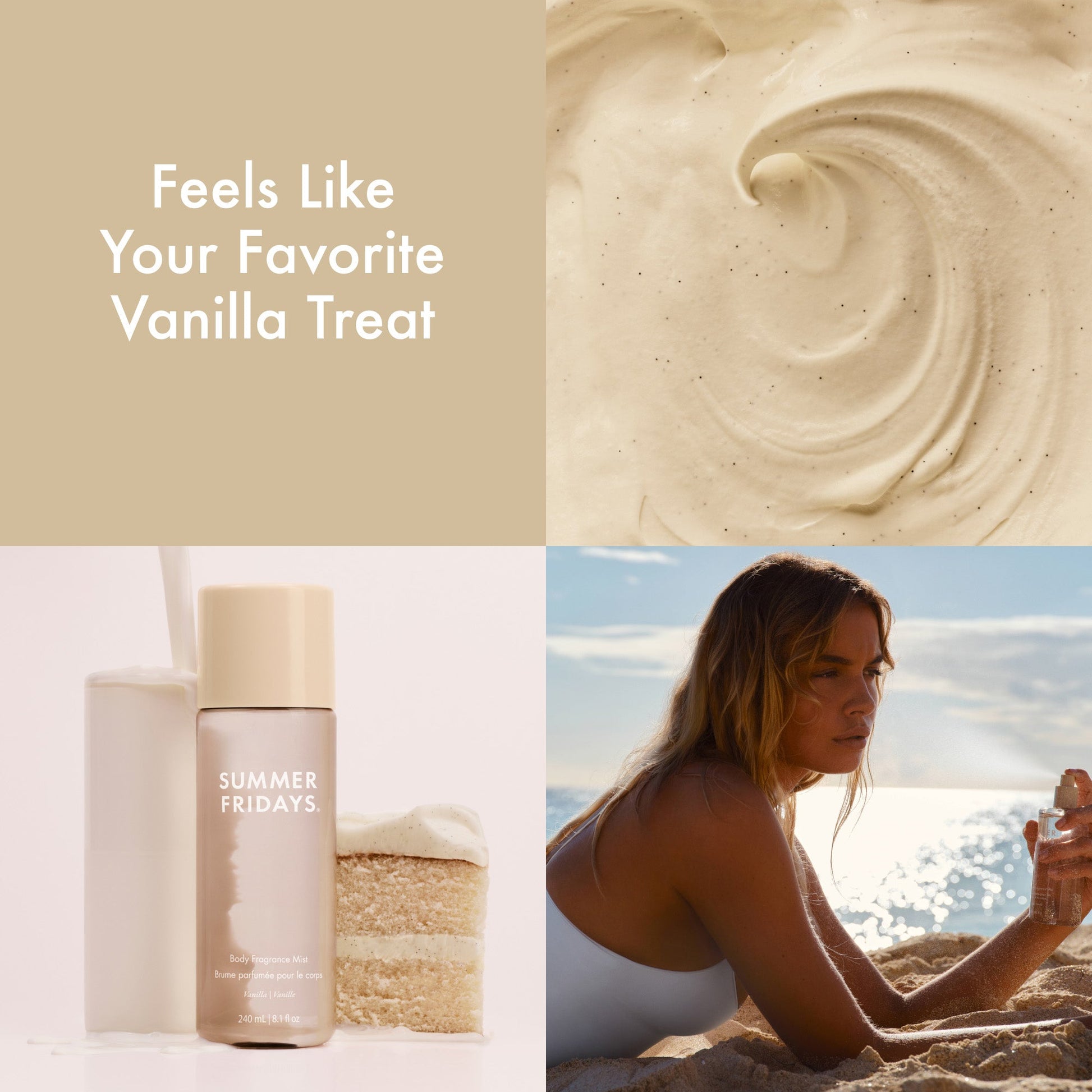 Body Fragrance Mist Vanilla Travel Size
